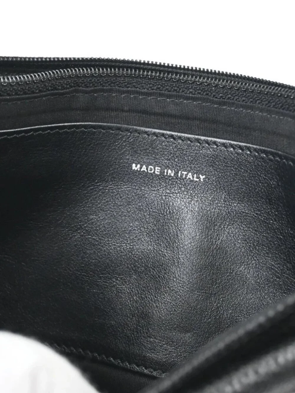 Chanel Black Calfskin Half Moon Flap WOC Wallet on Chain Shoulder Bag